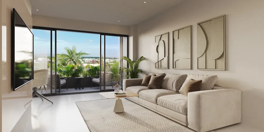 Family Room del dúplex de 2 habitaciones — nivel 2